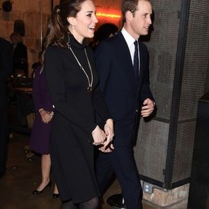 Seraphine Vanessa Turtleneck Black Maternity Dress